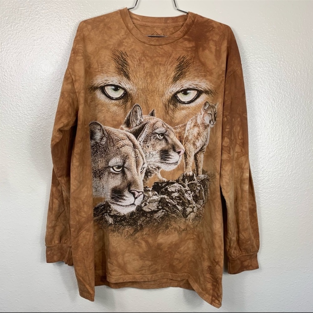 The Mountain printed cougar long sleeve